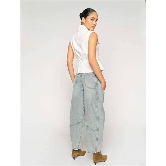 Mos Mosh Rosie Galleon Jeans, Light Blue